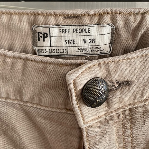 Free People beige skinny jeans - Picture 3 of 3